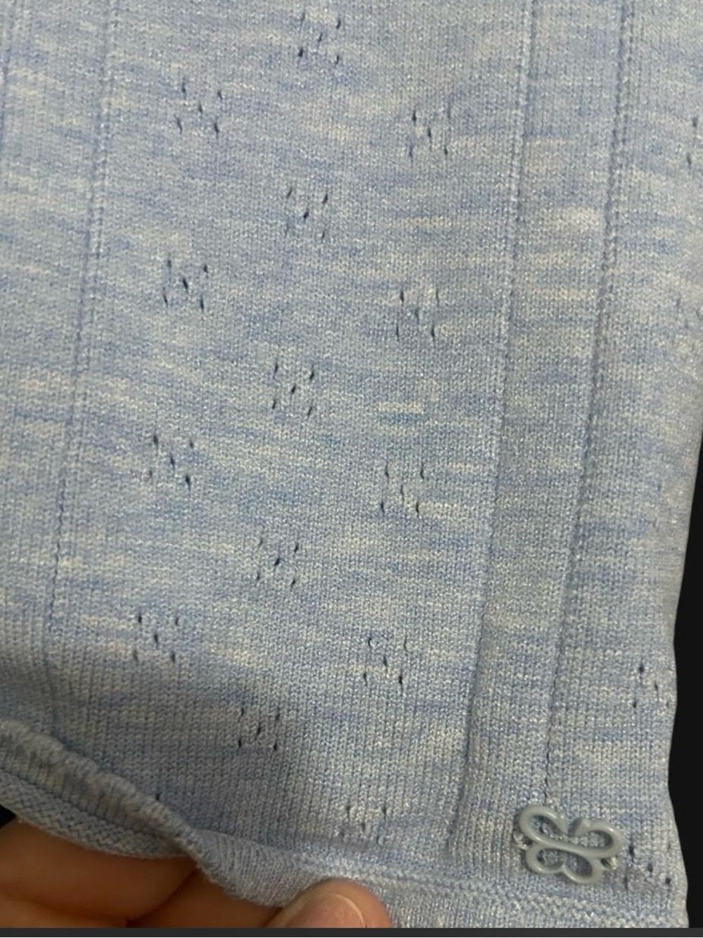 Sunday Best Izzy Light Blue Cropped Cardigan - Women - Picture 3 of 6